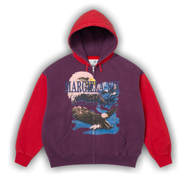 Buy Supreme x MM6 Maison Margiela Eagle Zip Up Hooded Sweatshirt