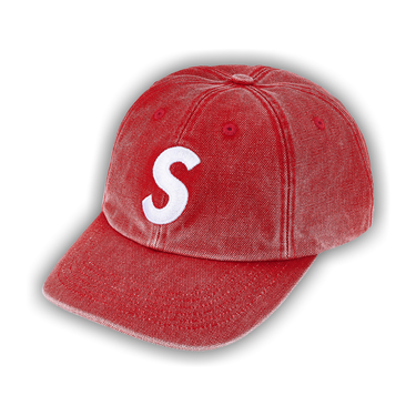 Buy Supreme Pigment Coated S Logo 6-Panel 'Red' - SS26H3 RED | GOAT