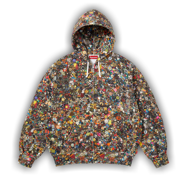 Buy Supreme x Mike Kelley Zip Up Hooded Sweatshirt 'Multicolor