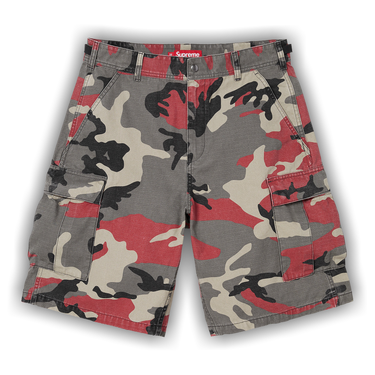 Buy Supreme Cargo Short 'Red Camo' - SS26SH13 RED CAMO | GOAT