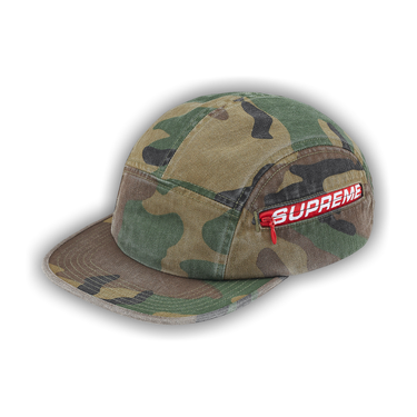 Buy Supreme Side Zip Camp Cap 'Woodland Camo' - SS26H131 WOODLAND