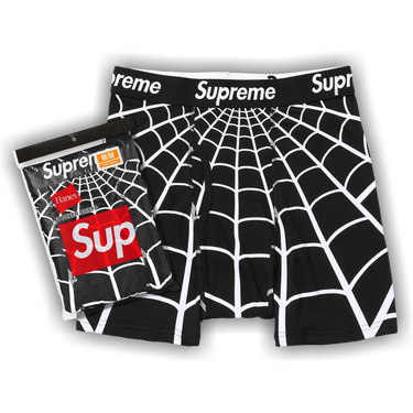 Buy Supreme x Hanes Spider-Man Boxer Briefs (2 Pack) 'Black