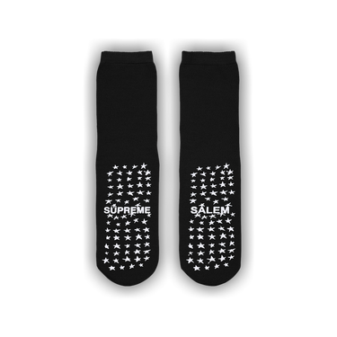Buy Supreme x Salem Hospital Socks 'Black' - SS26A83 BLACK | GOAT