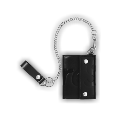 Buy Supreme Leather Chain Wallet 'Black' - SS26B37 BLACK | GOAT