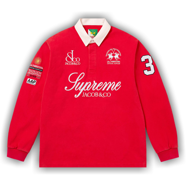 Buy Supreme x La Martina x Jacob & Co Rugby 'Red' - SS26KN65 RED