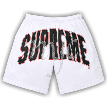 Buy Supreme Rhinestone Mesh Short 'White' - SS26SH48 WHITE | GOAT