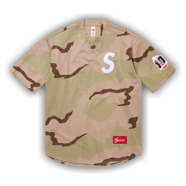 Buy Supreme Shop S Logo Henley 'Desert Camo Paris' - SS26KN82
