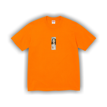 Buy Supreme Prayer Card Box Logo Tee 'Orange' - FW26T68 ORANGE | GOAT