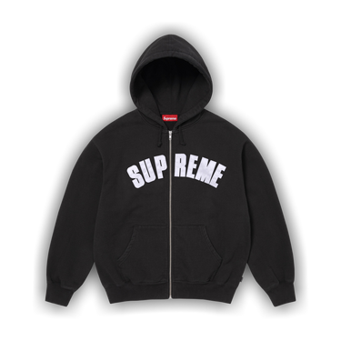 Buy Supreme x Larry Clark Zip Up Hooded Sweatshirt 'Black