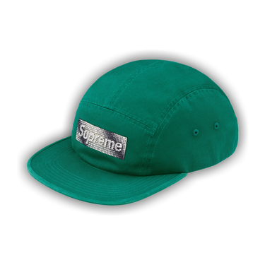 Buy Supreme Rhinestone Label Camp Cap 'Green' - FW26H102 GREEN | GOAT