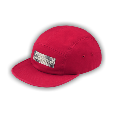 Buy Supreme Rhinestone Label Camp Cap 'Red' - FW26H102 RED | GOAT