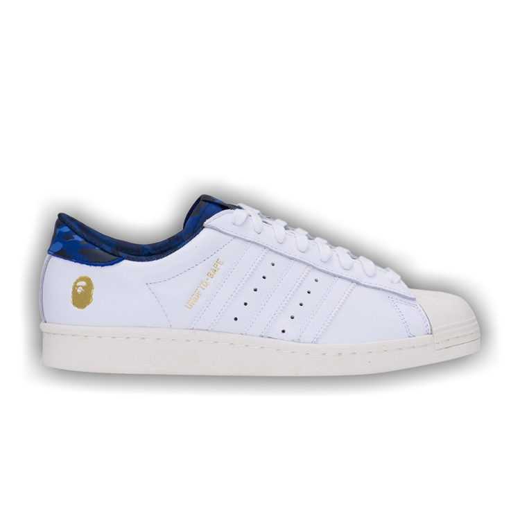 Adidas superstar 80s 2025 undftd bape white