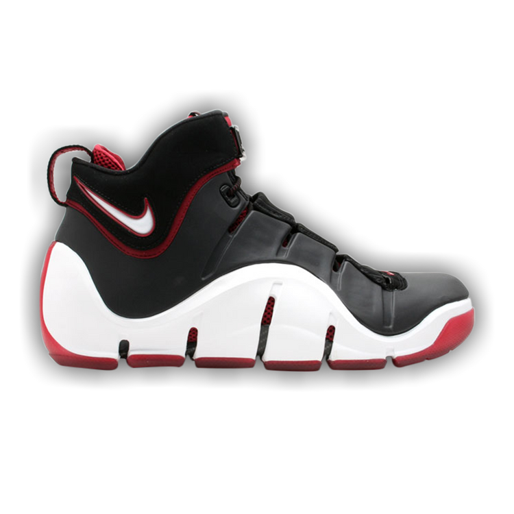 Buy Zoom LeBron 4 Black White Red 314647 011 GOAT CA