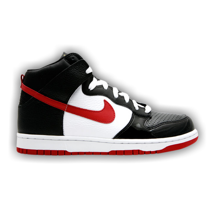Nike dunk high black/varsity red-white store