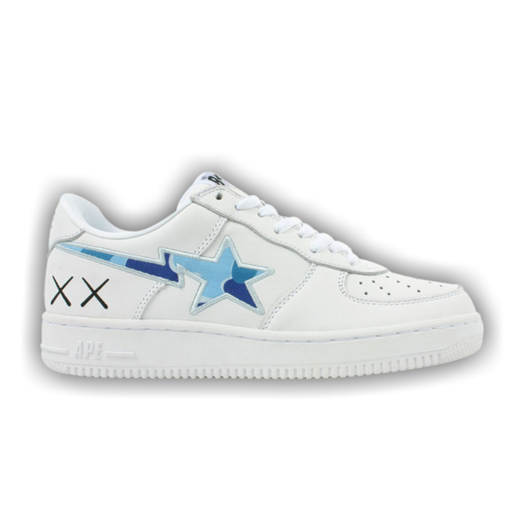 kaws bapesta blue