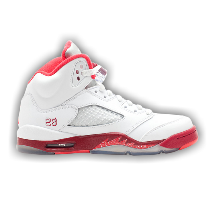 Jordan 5 retro 2025 white and red