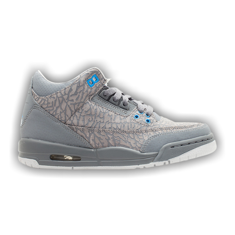 Buy Air Jordan 3 Retro GS 'Cool Grey Blue Glow' - 441140 015 | GOAT UK