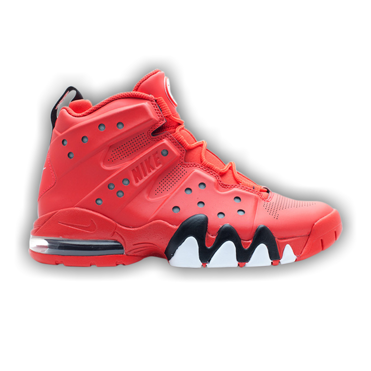 靴 NIKE AIR MAX BARKLEY VT Action Red 29.0 NIKE AIR MAX BARKLEY (GS) UNIVERSITY RED-BLACK SZ 6Y-WOMENS