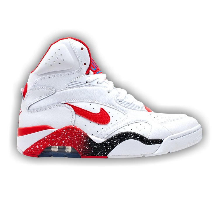 Buy Air Force 180 Mid White Hyper Red 537330 101 GOAT