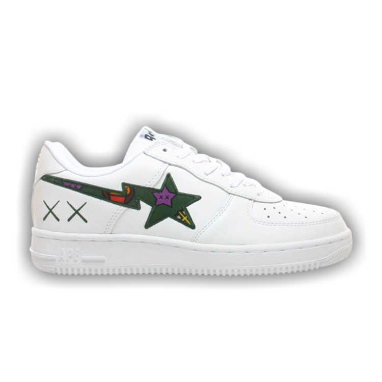 Kaws x Bapesta FS-001 Low 'White Green' | GOAT