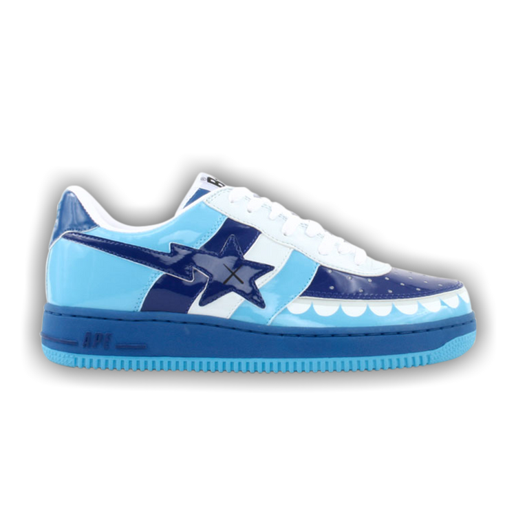 Buy Kaws x Bapesta FS-029 Low 'Chompers - Blue' - 629 | GOAT