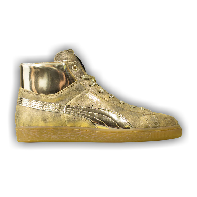 Buy Meek Mill x Puma Suede Classic Mid '24K Gold' - 358258 01 | GOAT
