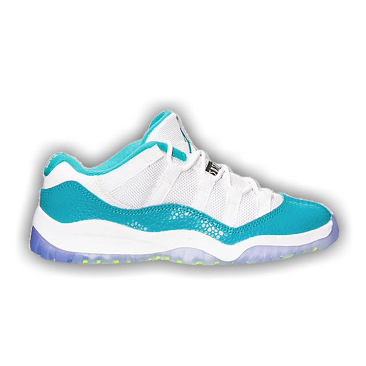 Jordan 11 retro low aqua safari discount