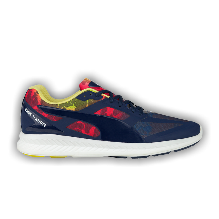 a bathing ape × puma IGNITE Authentic A Bathing APE BAPE x PUMA IGNITE BAPESTA SNEAKERS