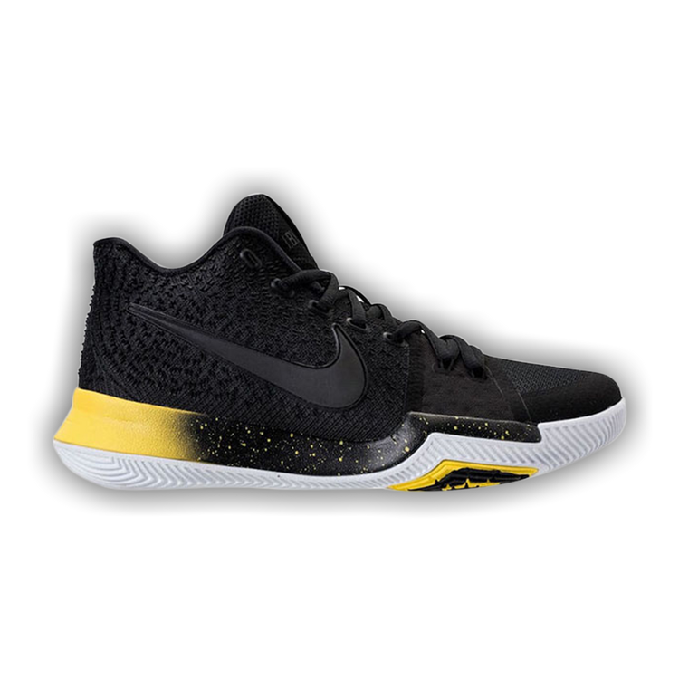 Buy Kyrie 3 Black Yellow 852395 901 GOAT