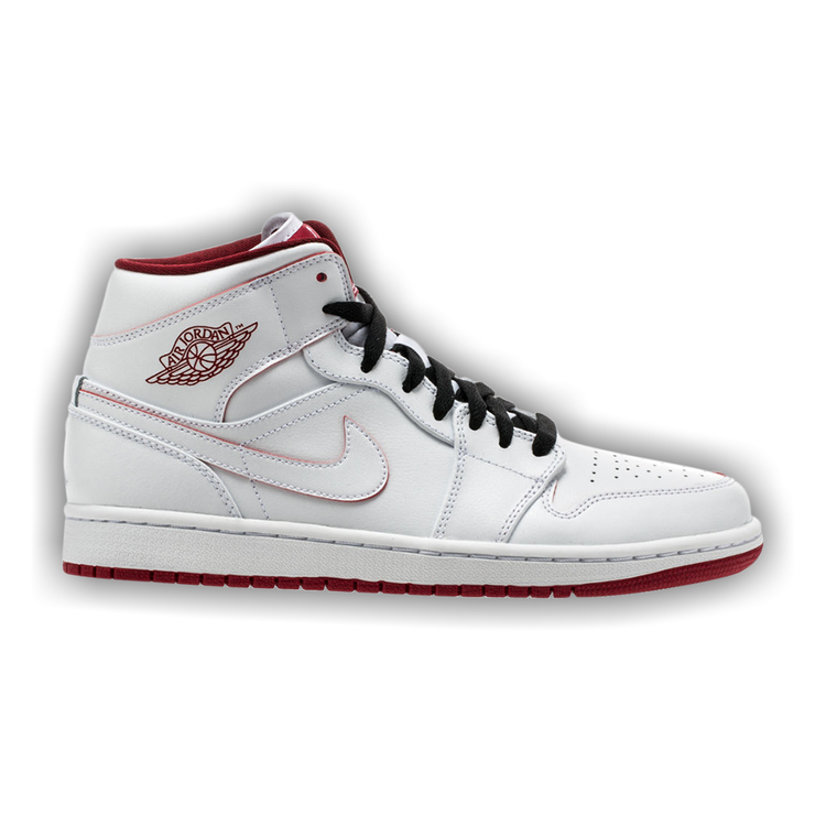Jordan 1 mid store blancas y rojas