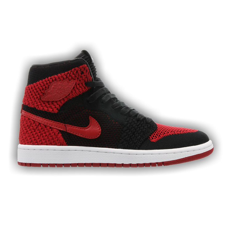 Buy Air Jordan 1 Retro High OG Flyknit GS Bred 919702 001 GOAT