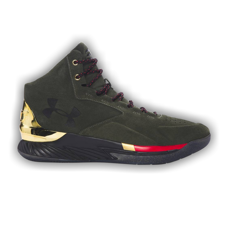 Buy Curry 1 Lux Mid Suede Downtown Green 1296617 330 GOAT