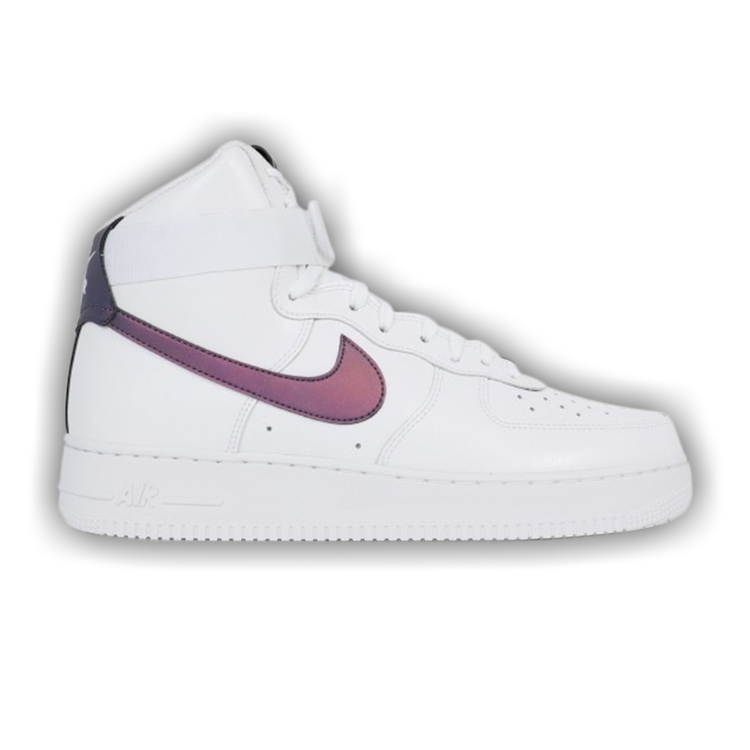 Nike Air Force 1 High LV8 Chenille Swoosh Wolf Grey 806403-015 Shoes Mens  Sz 10
