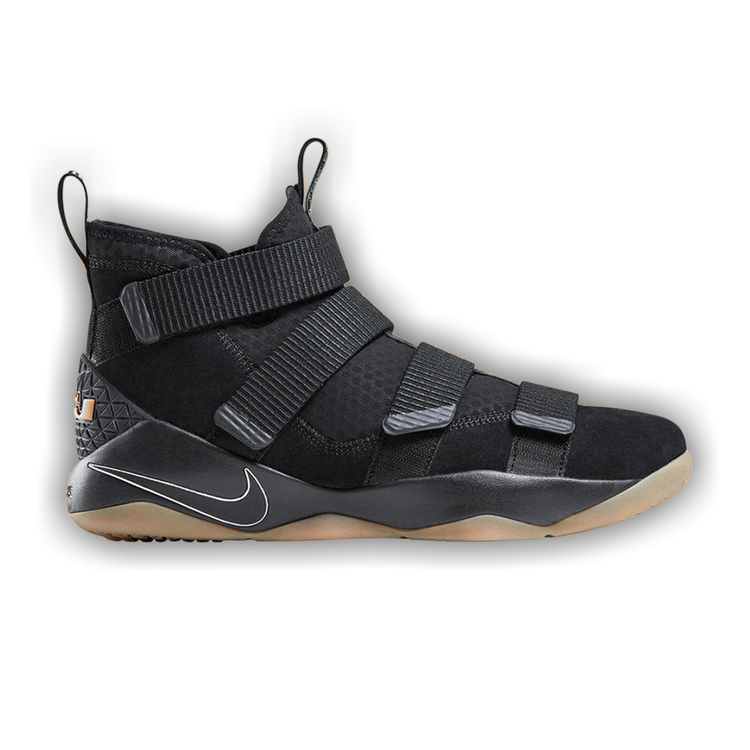 Lebron soldier 11 sales black gum
