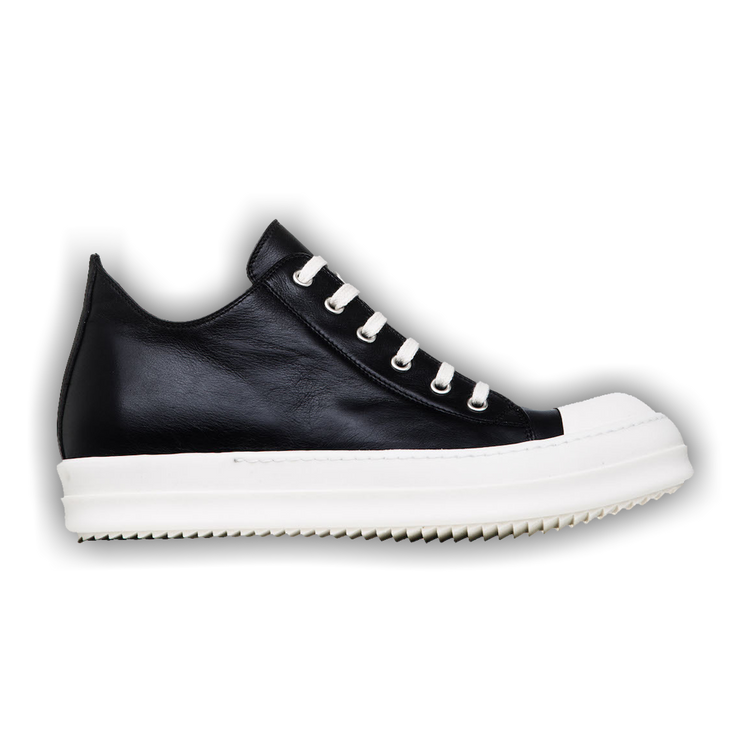 Buy Rick Owens Ramones Low Black Leather RU17F8891 LPO 91 GOAT CA