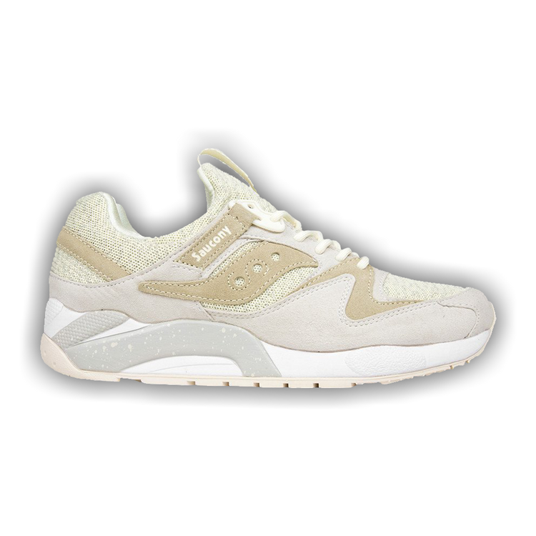 Saucony grid shop 9000 knit cream