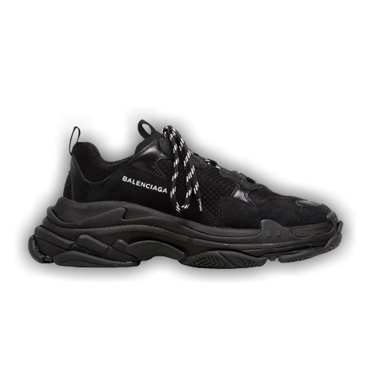 balenciaga all black shoes