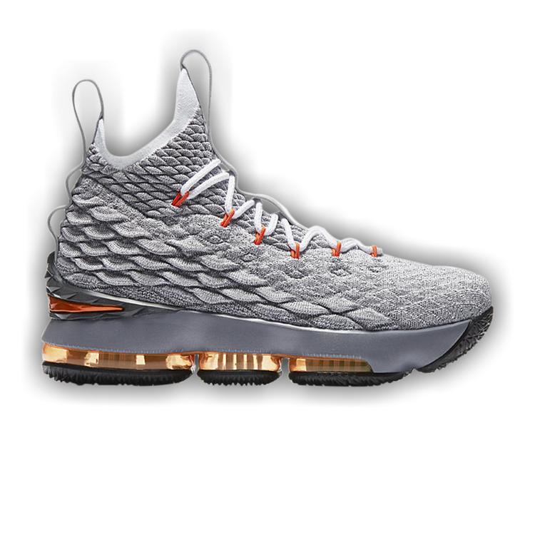 Lebron 15 discount grey and black