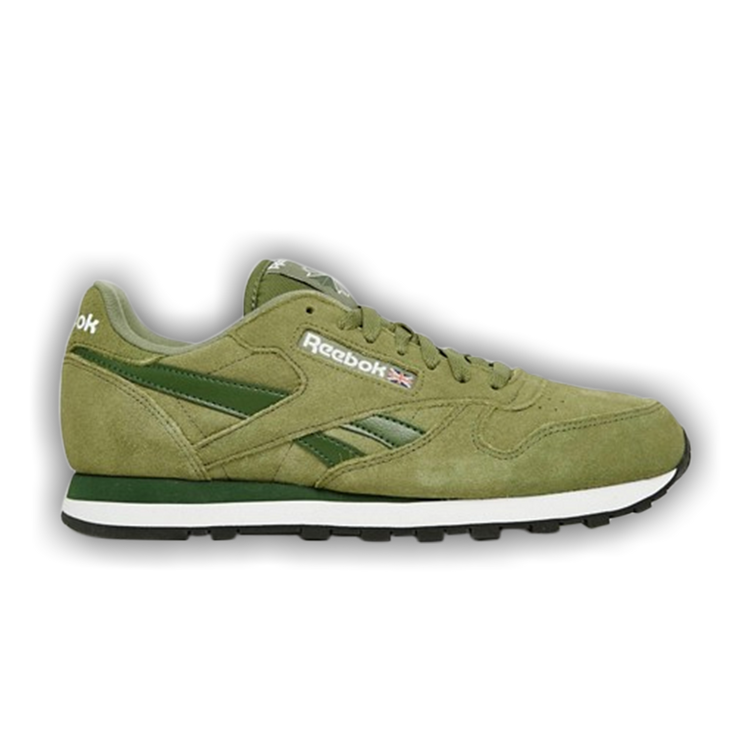 Reebok classic suede canopy green cheap