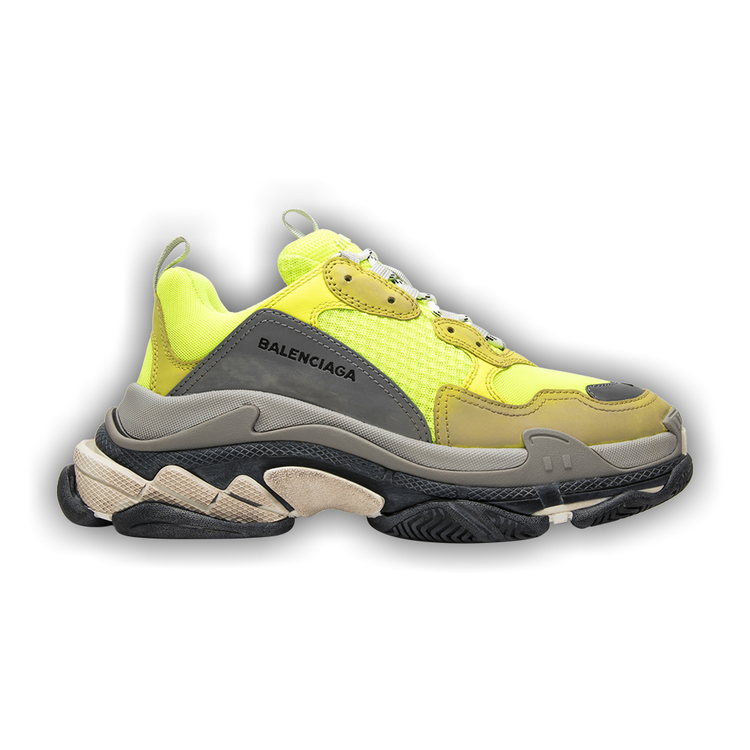 all yellow balenciaga triple s