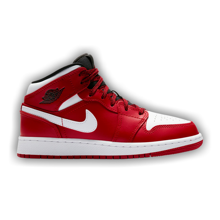 Buy Air Jordan 1 Retro Mid GS 'Gym Red White' - 554725 605 | GOAT