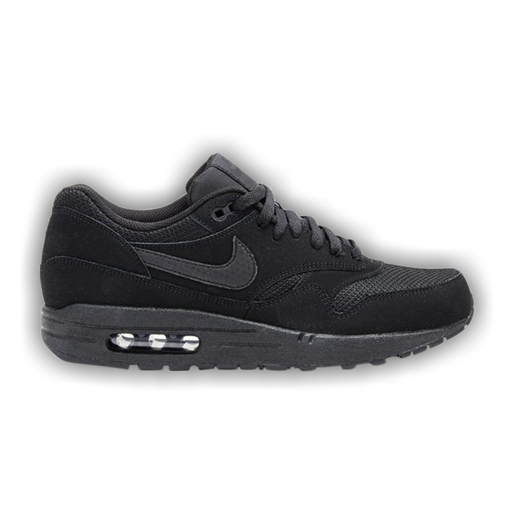 Buy Air Max 1 Essential Triple Black 537383 025 GOAT