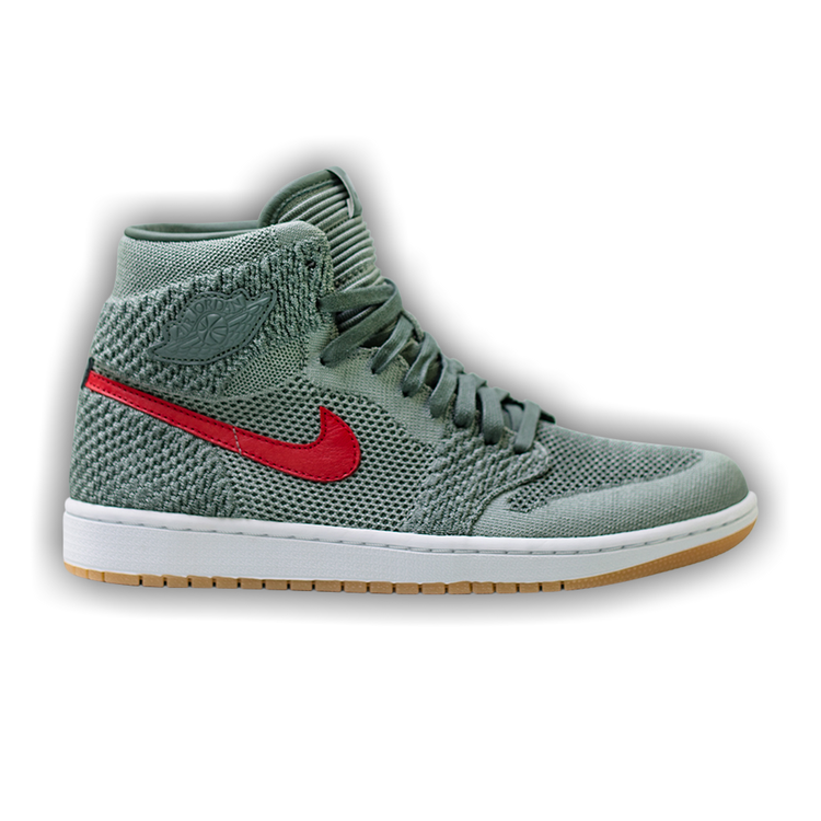 Air jordan 1 flyknit clay green new arrivals