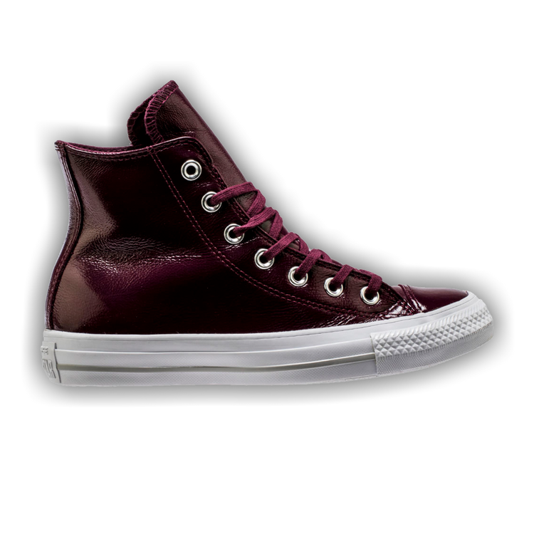 Buy Wmns Chuck Taylor All Star Crinkled Patent Leather Hi Dark Sangria 557939C GOAT CA