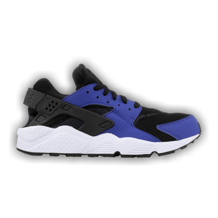 huaraches blue black and white