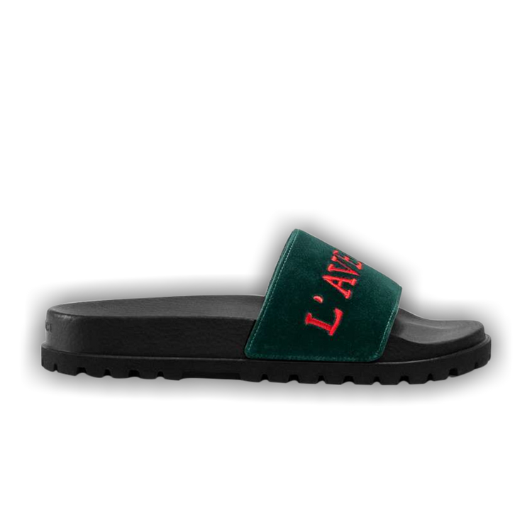 Velvet gucci slides outlet