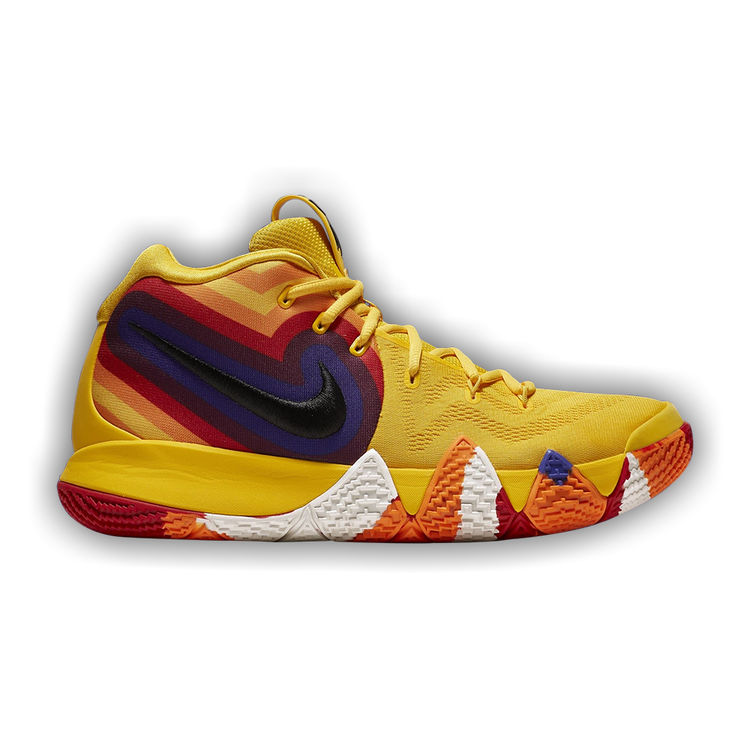 Nike kyrie 4 yellow multicolor best sale
