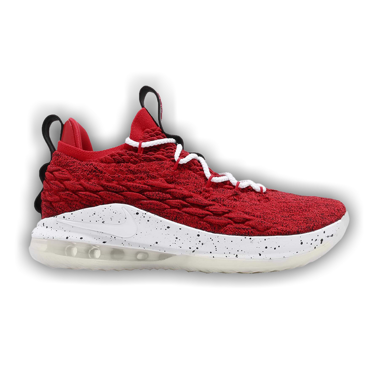 Lebron xv low red new arrivals
