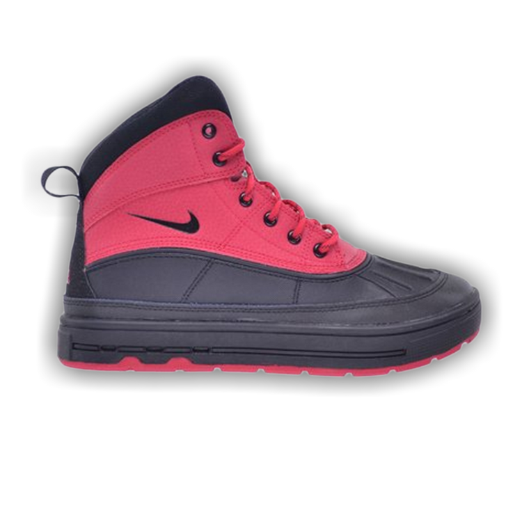 nike acg boots red and black