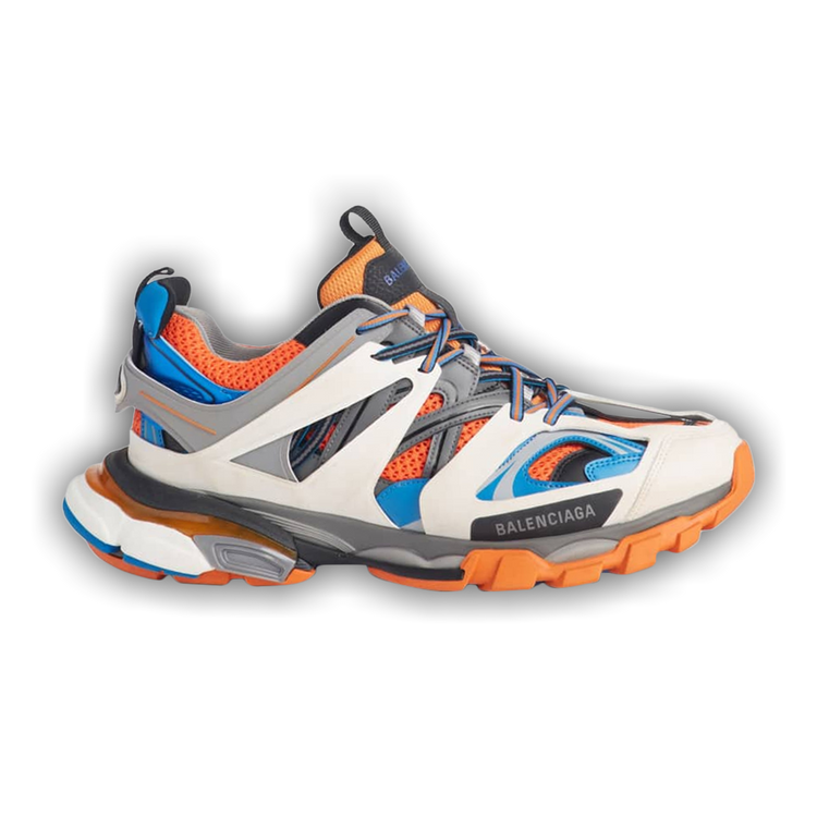 Blue and orange balenciaga runners shop